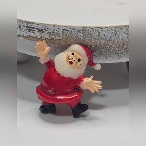 Vtg Festive Miniature Santa Claus Holiday Figurine [ Read Details ]